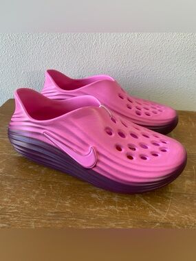 Nike ReactX Rejuven8 Slide Pink Spell Purple HV5062-603 - Women’s Size 9